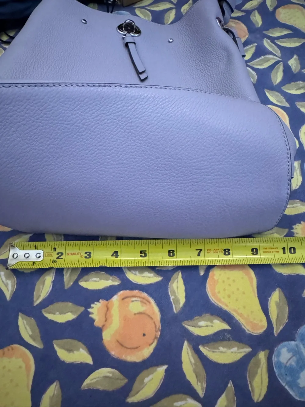 kate spade lavender pebbled leather shoulder bag - Picture 8 of 12